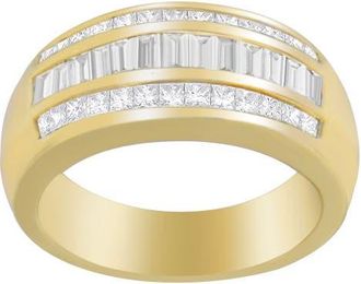 House of Brilliance 14K Yellow Gold 1.00 Cttw Diamond Ring at Nordstrom, Size 7.5