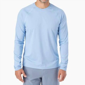 Fair Harbor Anchor Upf 50 Rashguard In Light Blue