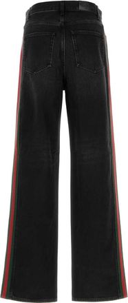 Gucci Mens Black Denim Jeans Fabric