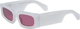 Off-white Unisex Black Rectangular Sunglasses OERI141CARY 0928