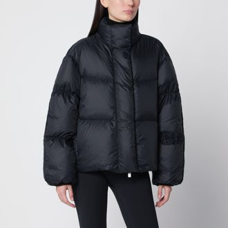 Herno Black short down jacket in nylon