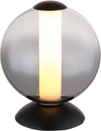 Globo Lighting Globo - lámpara de mesa - LACY - negro - vidrio - Ø 18cm - LED