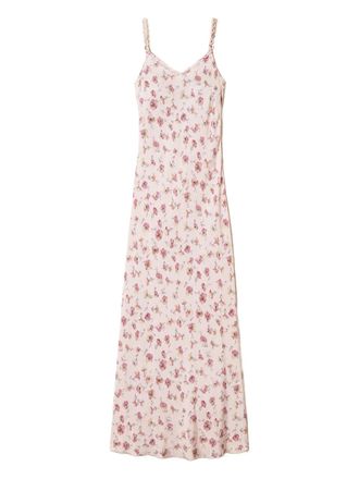 Twin-Set floral-print maxi dress - Pink