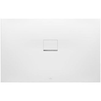 Villeroy & Boch Squaro Infinity kunststof douchebak - quaryl rechthoekig 120x90x4cm - mat wit