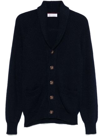 Brunello Cucinelli Katoenen vest - Blauw