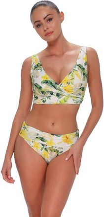 Sunsets Elsie Bikini Swimsuit Top - F Cup in Isla Soleil Crepe at Nordstrom, Size 32