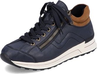 Rieker Sneaker mit weichem Schaftrand, Freizeitschuh, Halbschuh, Schnürschuh