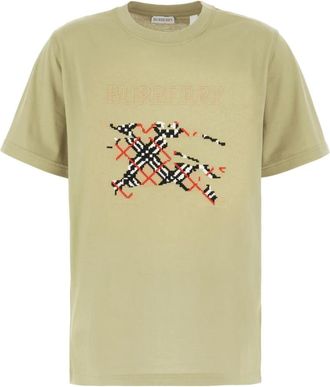 Burberry T-shirt - Dames - T-shirts - Groen - S - Tops