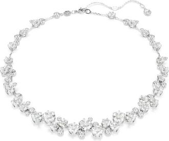 Swarovski Accessoires, Dames, Grijs, ONE Size, Kristallen Constella Ketting, Elegant & Verfijnd