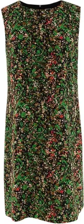 Missoni M Missoni Green Printed Sleeveless Shift Dress Size XS