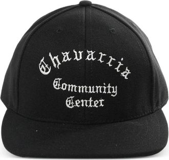 Willy Chavarria Community Center Cap - Heren - Petten - Zwart - ONE Size - Wol - Accessoires