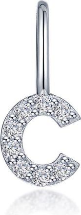 Lafonn Letter Charm Pendant in Silver C at Nordstrom