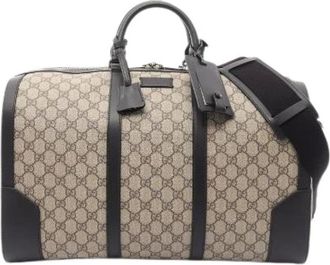 Gucci unisex, Pre-owned, Beige, Maat: ONE Size Leer