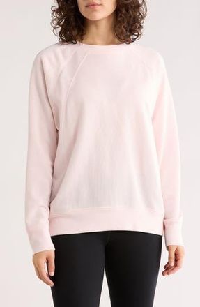 Zella Drew Crewneck Sweatshirt in Pink Crystal at Nordstrom Rack, Size X-Large
