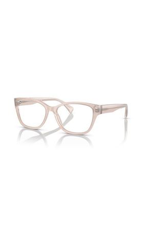 Ralph Lauren 55mm Rectangle optical glasses in Pink at Nordstrom