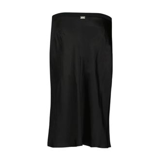 Ami Midi Skirts, female, Black, Size: XS Falda Midi Logo