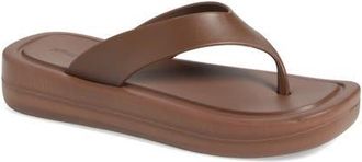 Jeffrey Campbell Darcie Flip Flop in Brown at Nordstrom, Size 8