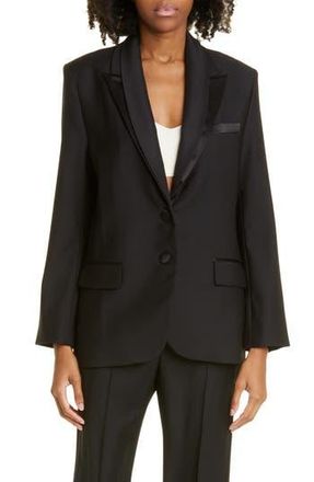 TWP Smoking Oversize Tuxedo Jacket in Black at Nordstrom Rack, Size Medium