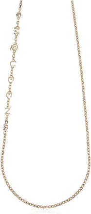 Alexander McQueen Ketting met logo - Dames - Kettingen - Geel - ONE Size - Accessoires