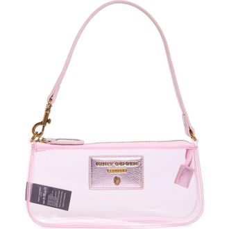 Kurt Geiger Highgate Vinyl Wristlet in Light/Pastel Pink at Nordstrom Rack