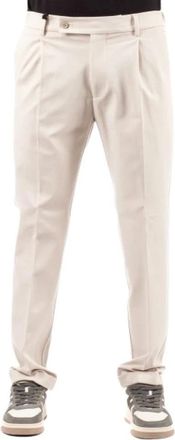 Berwich Retro Chino - Heren - Broeken - Beige - Maat: XL Viscose