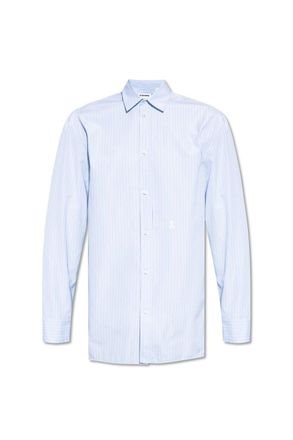 Jil Sander Light Blue Cotton Shirt