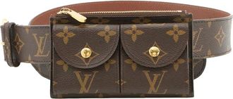 Louis Vuitton Marsupio Pochette Duo con monogramma 2012 - Marrone