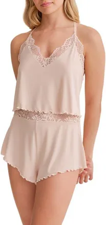 Fleur't Purely Yours Short Pajamas in Champagne at Nordstrom, Size X-Large