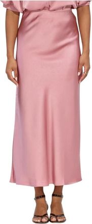 Notre-V Rokken, Dames, Roze, M, Polyester, Nv-Hildegard Maxi Rok
