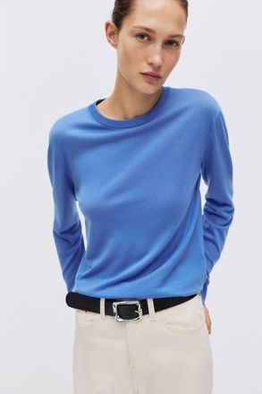 H&M Merino Wool Jumper in Blue at Nordstrom, Size X-Small