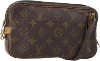 Louis Vuitton Pre-owned Vintage Monogram Schoudertas - Dames - Vintage Schoudertas - Bruin - ONE Size - Leer - Vintage