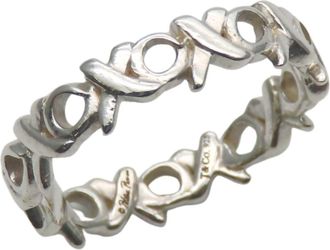 Tiffany & Co. Silver Silver 925 Band Ring (Pre-Owned)