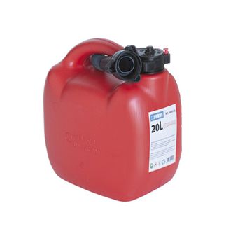 No Brand No Brand - Bidon De Plastico Rojo De 20 Lt Para Gasolina O Gasoleo Con Pico Fervi 0660/20