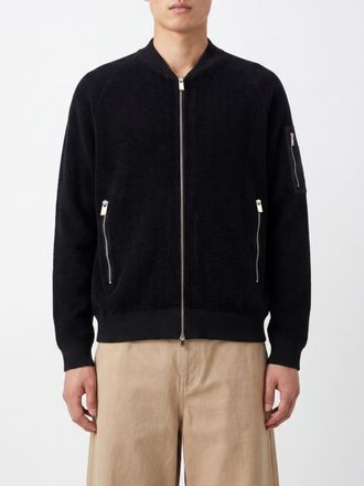 Tatras Bomber in misto cotone con chiusura a zip e spalle scese