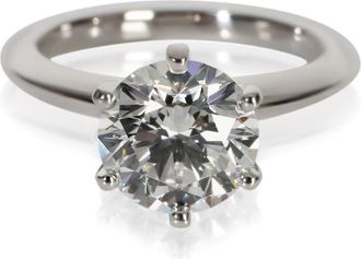 Tiffany & Co. Pre-Owned Tiffany & Co. 1.86 ct Round Brilliant Diamond Engagement Ring