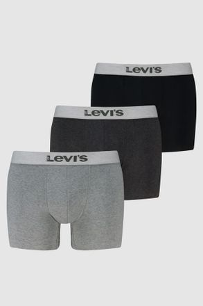 Levi's Mel Boxer Brief - 3 pack - Uomo - XL - Grigio / Mid Grey Melange