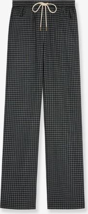 Celine Madras wool and cashmere jogger trousers - CELINE - gender_Woman