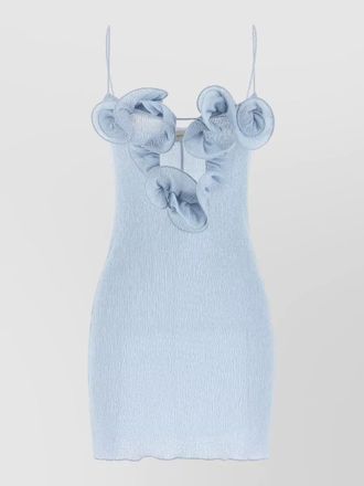 Magda Butrym textured crepe fitted mini dress