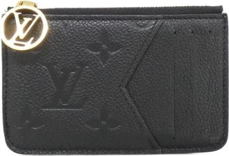 Louis Vuitton Monogram Empreinte Black Leather Coin Purse/Coin Case (Pre-Owned)