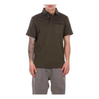 Barbour Polo Shirts, male, Green, Size: XL Corpatch Tailored Polo