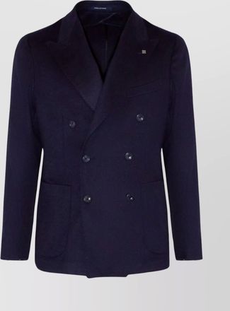 Tagliatore mens jacket with notch lapel and pockets