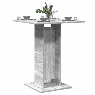 vidaXL Tavolo Da Bistrot Grigio Sonoma 60x60x75 Cm Legno Multistrato - Vidaxl