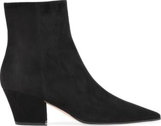 Gianvito Rossi Keinna Bootie 55 Booties in Black Suede at Nordstrom, Size 35.5