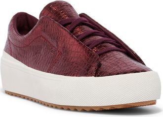 Keds Remi Platform Sneaker in Burgundy Leather at Nordstrom, Size 5.5