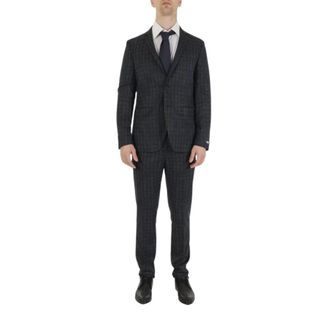 Karl Lagerfeld Heren, Pakken, Blauw, Maat: XL Tweed