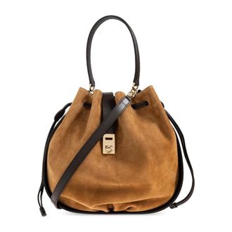 Ferragamo Bucket Bags, female, Beige, Size: ONE SIZE Hug Bucket Handbag