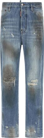 Dsquared2 Blue Distressed Jeans