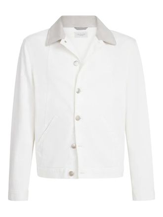 Brunello Cucinelli Button-up denim jack - Wit