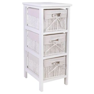 Wanderlust Deco Cajonera de madera 26 x 32 x 63h cm