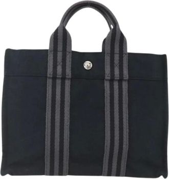 Herm&egrave;s Pre-owned Tote Bags, female, Black, Size: ONE SIZE Pre-owned Fourre tout tote